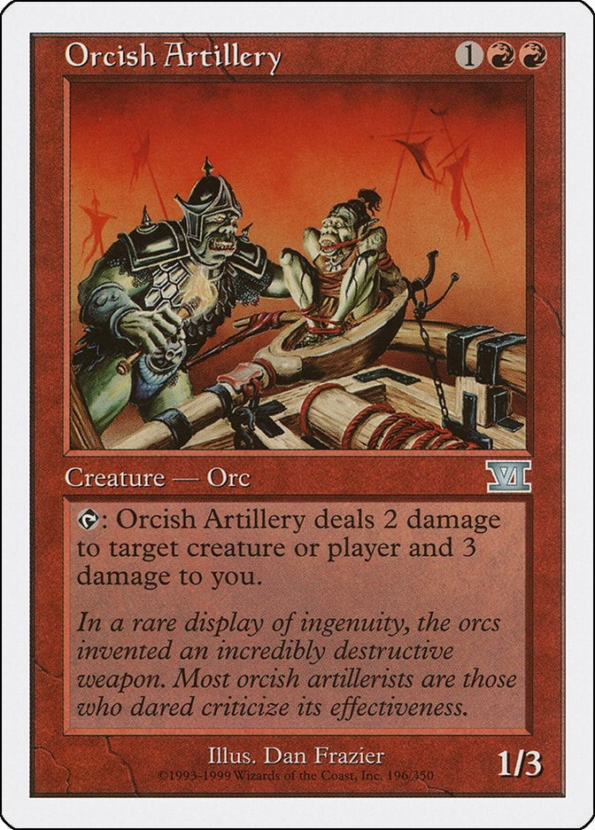 Orcish Artillery (196) (Classic Sixth Edition)