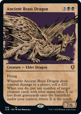 Ancient Brass Dragon (Showcase) (389) (Commander Legends: Battle for Baldur's Gate)