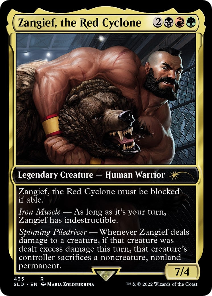 Image for Zangief, the Red Cyclone (435) - Magic: The Gathering