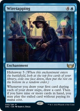 Image for Wiretapping (65) - Magic: The Gathering