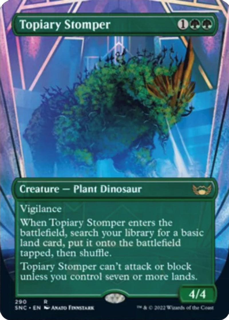 Image for Topiary Stomper (Borderless) (290) - Magic: The Gathering
