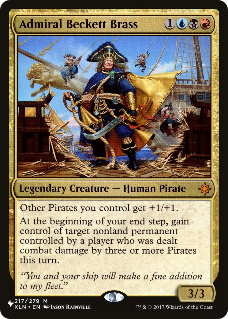 Admiral Beckett Brass (217/279) (The List Reprints)