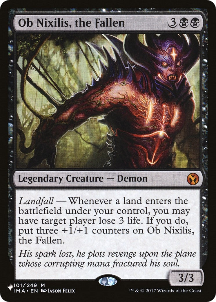 Ob Nixilis, the Fallen (101/249) (The List Reprints)