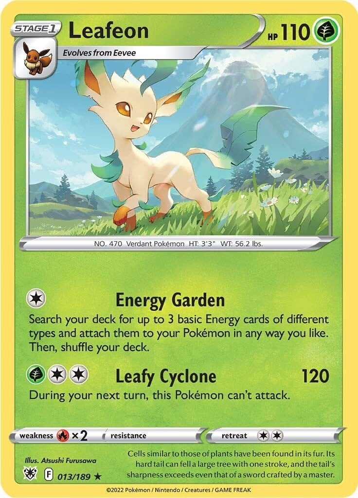 Image for Leafeon (013/189) (SWSH10: Astral Radiance) - Pokemon