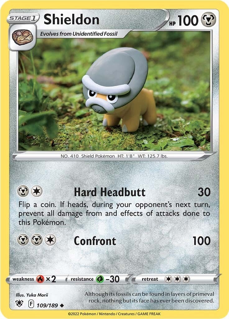 Image for Shieldon (109/189) (SWSH10: Astral Radiance) - Pokemon