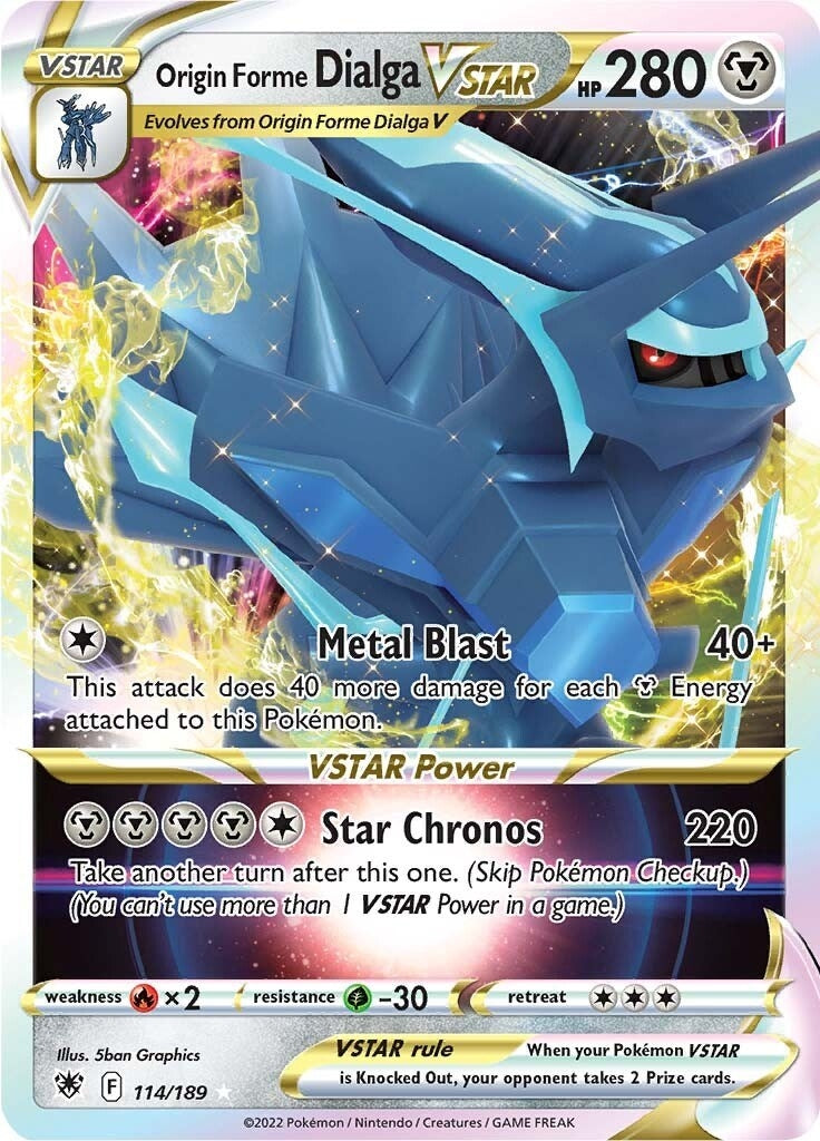 Image for Origin Forme Dialga VSTAR (114/189) (SWSH10: Astral Radiance) - Pokemon
