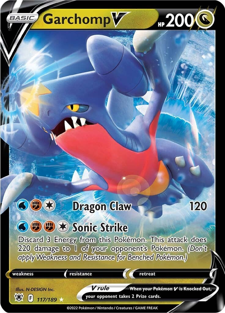 Image for Garchomp V (117/189) (SWSH10: Astral Radiance) - Pokemon