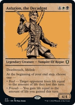Astarion, the Decadent (Showcase) (413) (Commander Legends: Battle for Baldur's Gate)