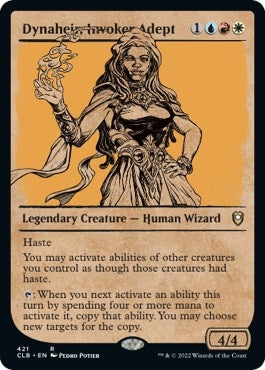 Dynaheir, Invoker Adept (Showcase) (421) (Commander Legends: Battle for Baldur's Gate)