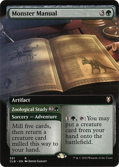 Monster Manual (Extended Art) (591) (Commander Legends: Battle for Baldur's Gate)