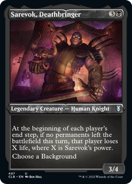 Sarevok, Deathbringer (Foil Etched) (497) (Commander Legends: Battle for Baldur's Gate)