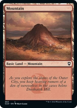 Mountain (463) (463) (Commander Legends: Battle for Baldur's Gate)