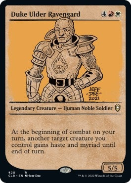 Duke Ulder Ravengard (Showcase) (420) (Commander Legends: Battle for Baldur's Gate)