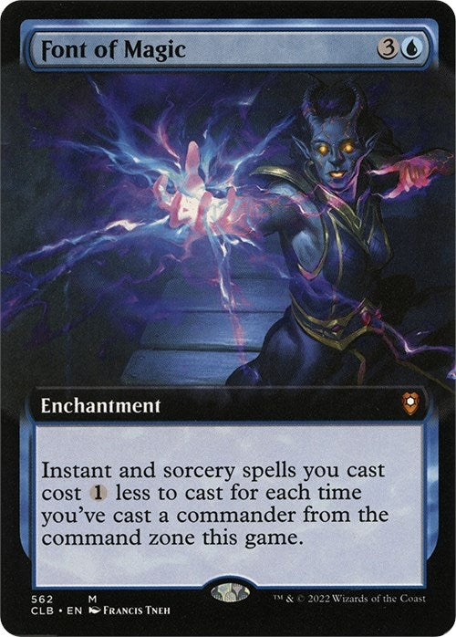 Font of Magic (Extended Art) (562) (Commander Legends: Battle for Baldur's Gate)
