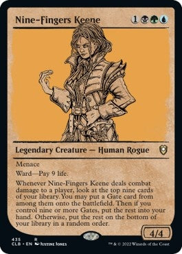 Nine-Fingers Keene (Showcase) (435) (Commander Legends: Battle for Baldur's Gate)