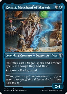 Renari, Merchant of Marvels (Foil Etched) (487) (Commander Legends: Battle for Baldur's Gate)