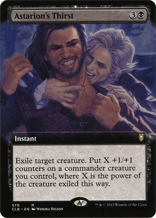 Astarion's Thirst (Extended Art) (570) (Commander Legends: Battle for Baldur's Gate)