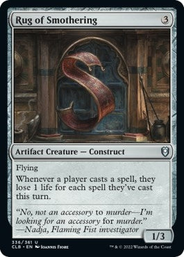 Rug of Smothering (336) (Commander Legends: Battle for Baldur's Gate)