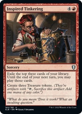 Inspired Tinkering (183) (Commander Legends: Battle for Baldur's Gate)