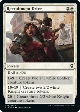 Image for Recruitment Drive (38) (Commander Legends: Battle for Baldur's Gate) - Magic: The Gathering