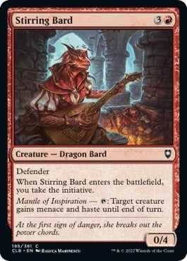 Image for Stirring Bard (195) (Commander Legends: Battle for Baldur's Gate) - Magic: The Gathering