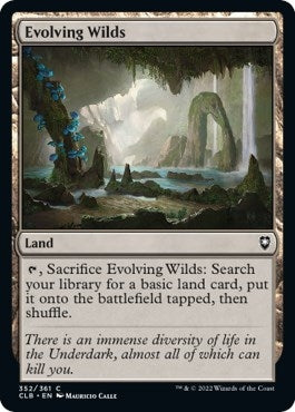 Image for Evolving Wilds (352) (Commander Legends: Battle for Baldur's Gate) - Magic: The Gathering