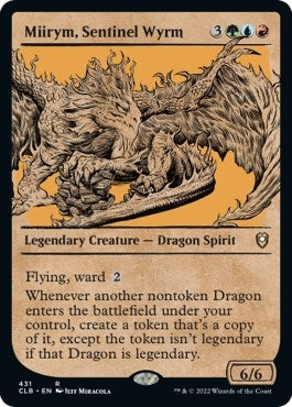 Miirym, Sentinel Wyrm (Showcase) (431) (Commander Legends: Battle for Baldur's Gate)