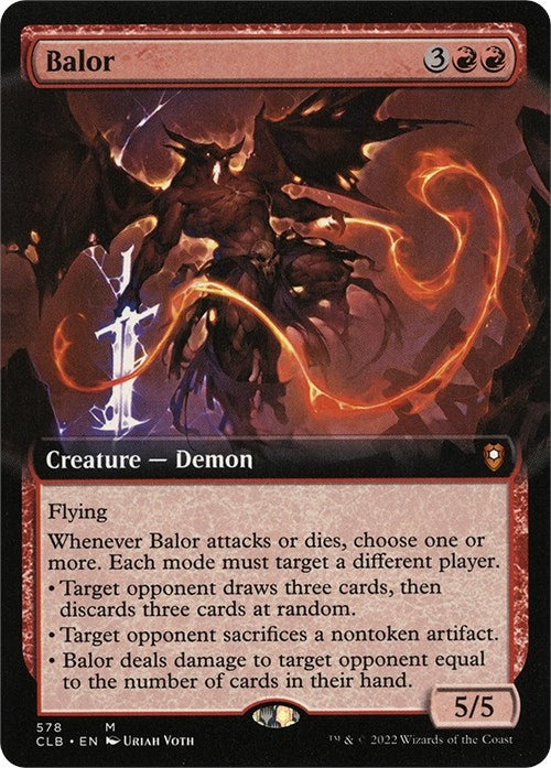 Balor (Extended Art) (578) (Commander Legends: Battle for Baldur's Gate)