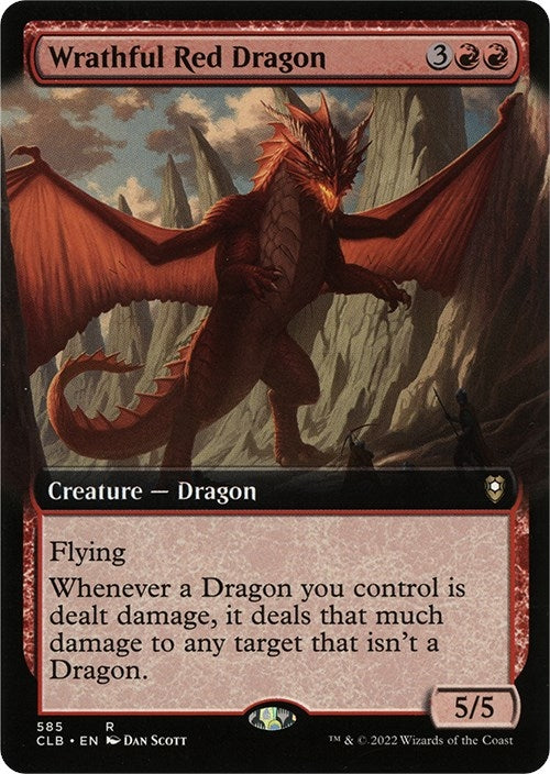 Wrathful Red Dragon (Extended Art) (585)