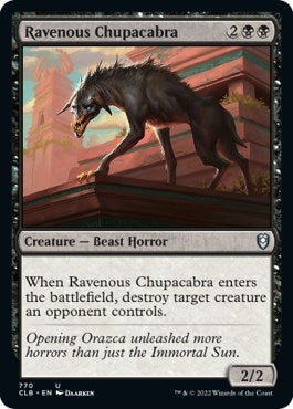 Ravenous Chupacabra (770) (Commander Legends: Battle for Baldur's Gate)