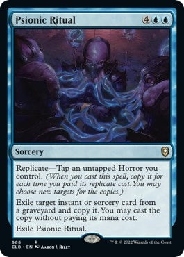 Psionic Ritual (668) (Commander Legends: Battle for Baldur's Gate)