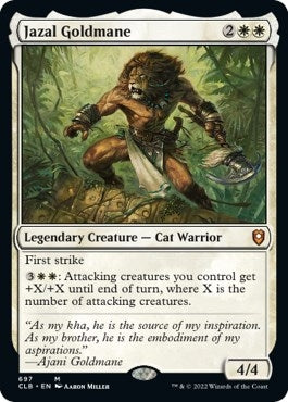 Jazal Goldmane (697) (Commander Legends: Battle for Baldur's Gate)
