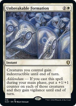 Unbreakable Formation (710)
