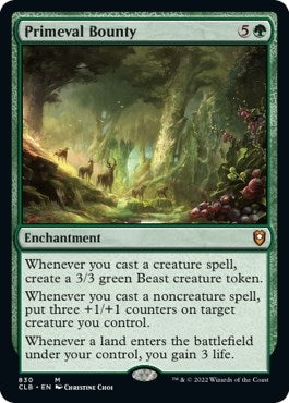Primeval Bounty (830) (Commander Legends: Battle for Baldur's Gate)