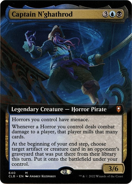 Captain N'ghathrod (Extended Art) (640) (Commander Legends: Battle for Baldur's Gate)