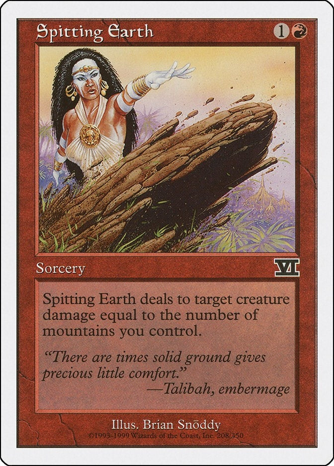 Spitting Earth (207) (Classic Sixth Edition)