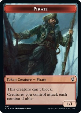Pirate // Goblin Double-Sided Token (37 // 34) (Commander Legends: Battle for Baldur's Gate)