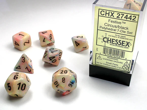 Chessex Mini Festive Circus/black