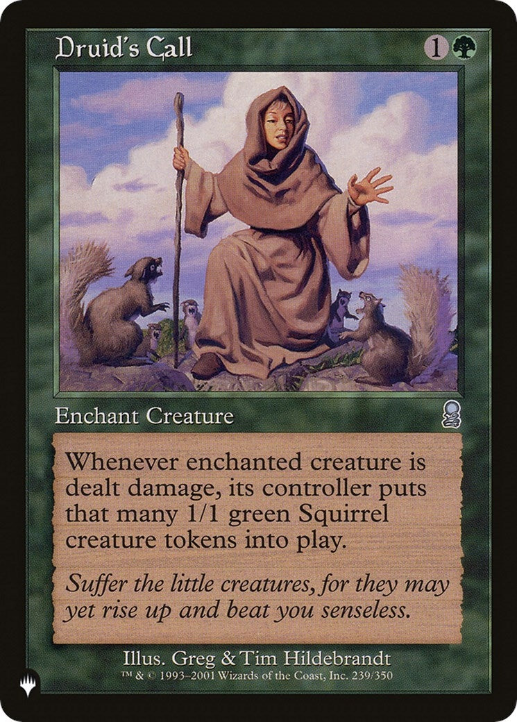 Druid's Call (239/350) (The List Reprints)