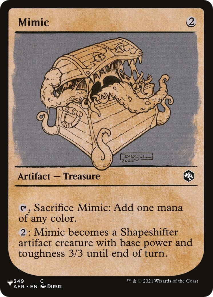 Mimic (Showcase) (349/281) (The List Reprints)