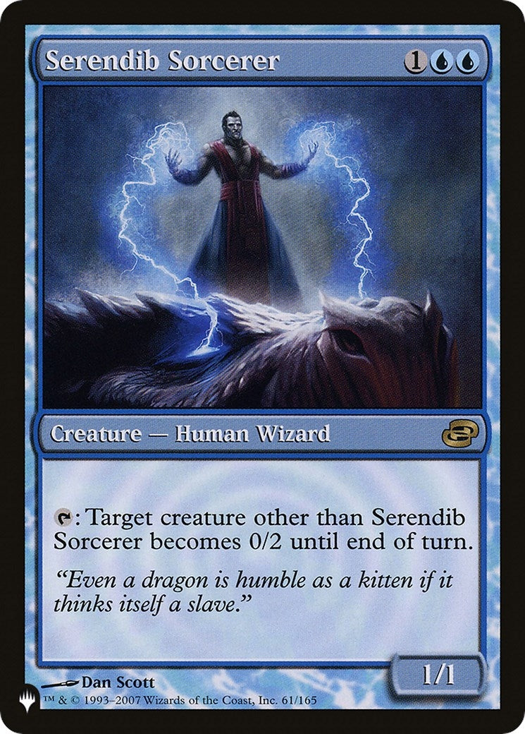 Image for Serendib Sorcerer (61/165) (The List Reprints) - Magic: The Gathering