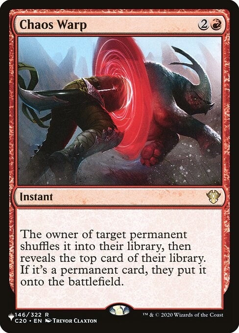 Chaos Warp (C20) (146) (The List Reprints)