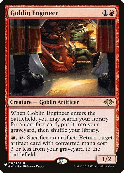 Goblin Engineer (128) (The List Reprints)