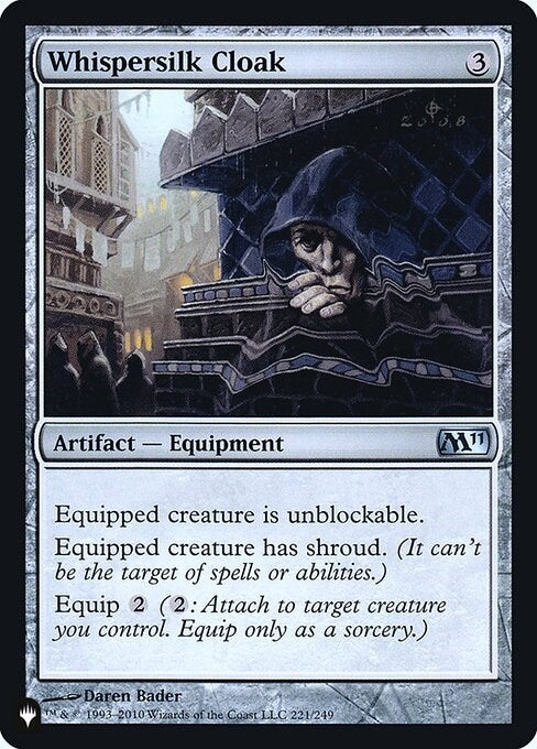 Image for Whispersilk Cloak (M11) (221) - Magic: The Gathering