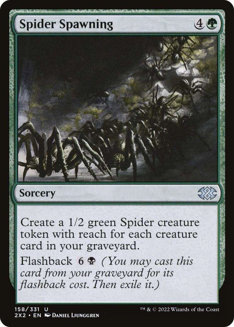 Spider Spawning (158) (Double Masters 2022) (2X2)