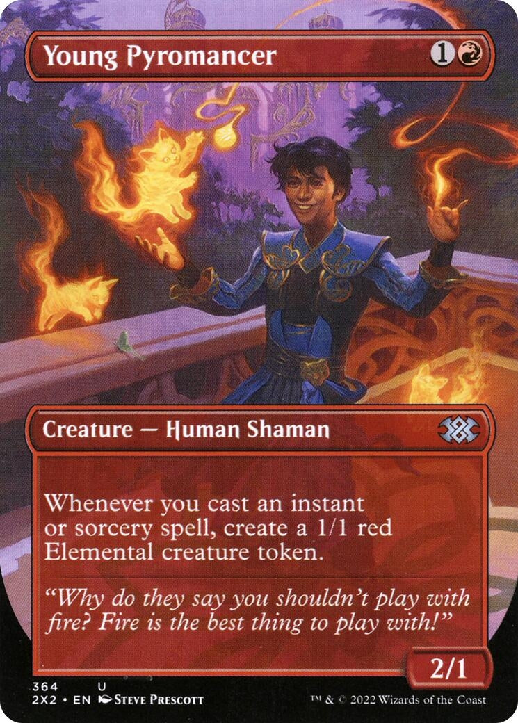 Image for Young Pyromancer (Borderless) (364) - Magic: The Gathering