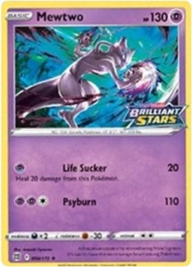 Image for Mewtwo - 056/172 (Brilliant Stars Stamped) (056/172) (Miscellaneous Cards & Products) - Pokemon