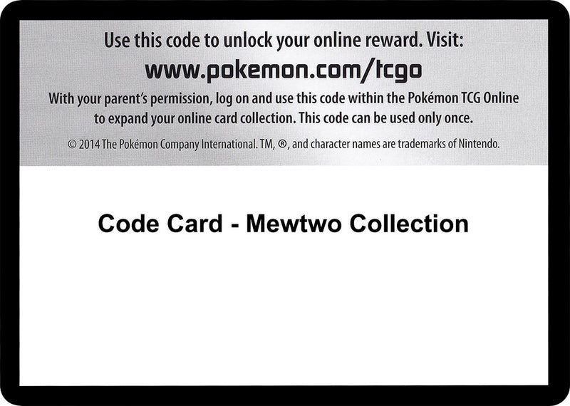 Image for Code Card - Mewtwo Collection (Next Destinies) - Pokemon