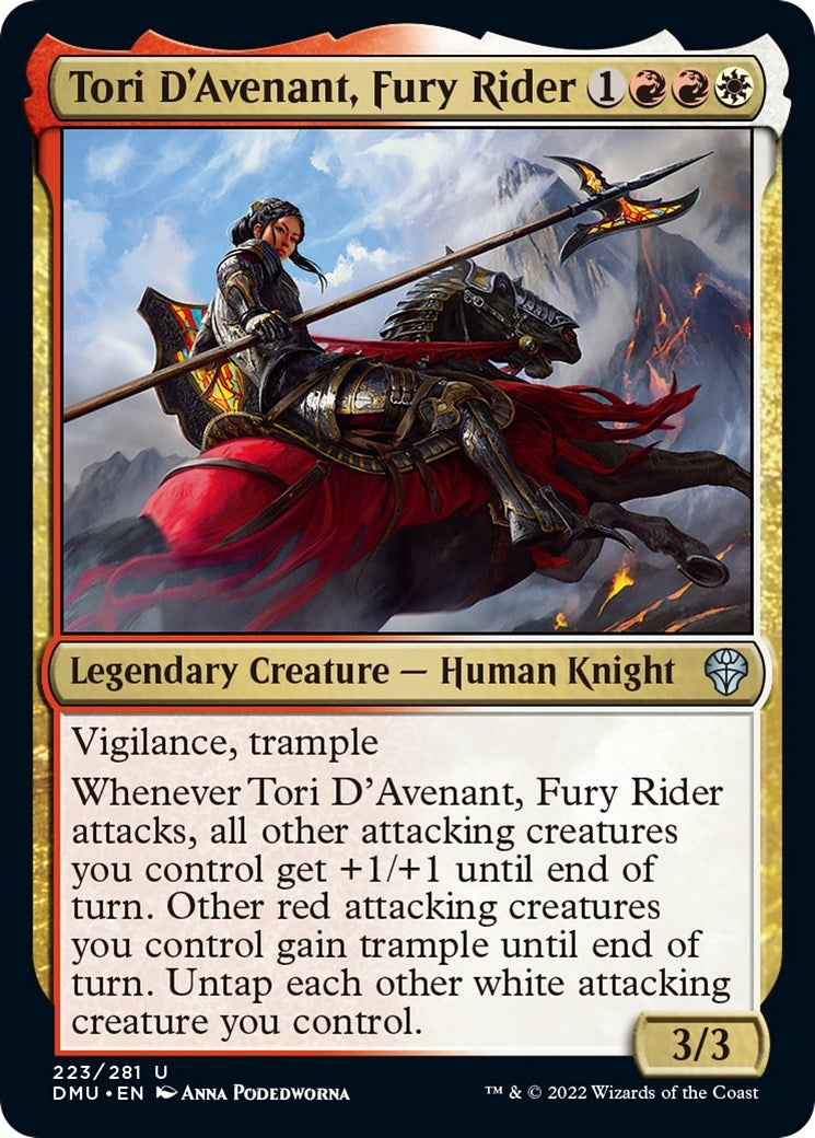 Tori D'Avenant, Fury Rider (223)