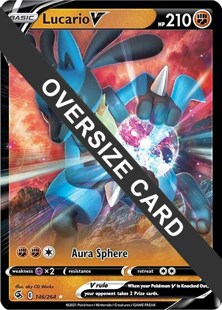 Image for Lucario V (146/264) (Jumbo Cards) - Pokemon